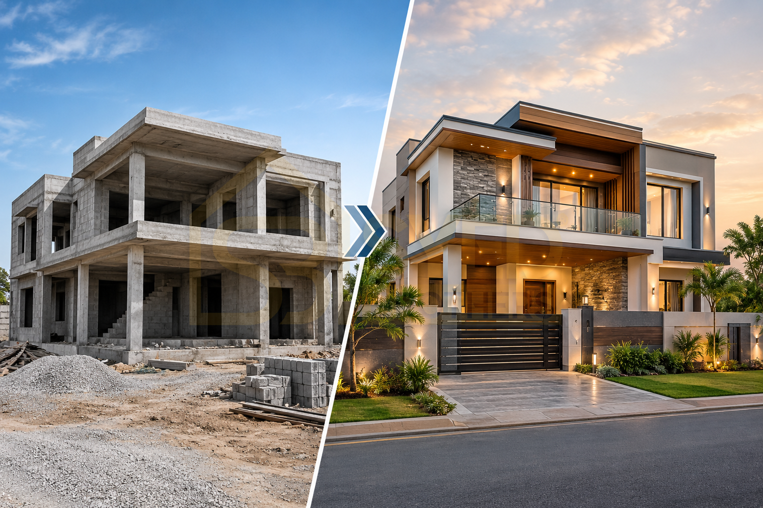 Grey Structure Vs Turnkey Construction